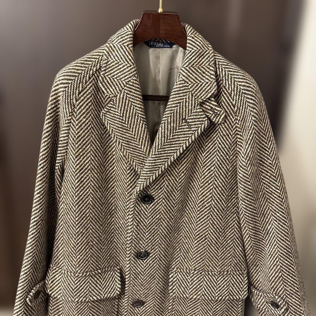 POLO RALPH LAUREN ラルフローレン ツイード ウール コート
