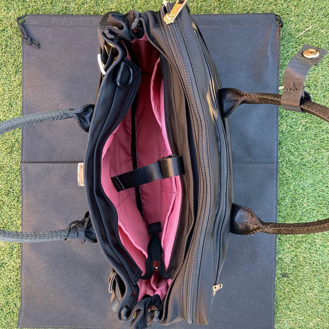 セレーンエーテルPASSION36 BLACK 高級　ビジネバッグ