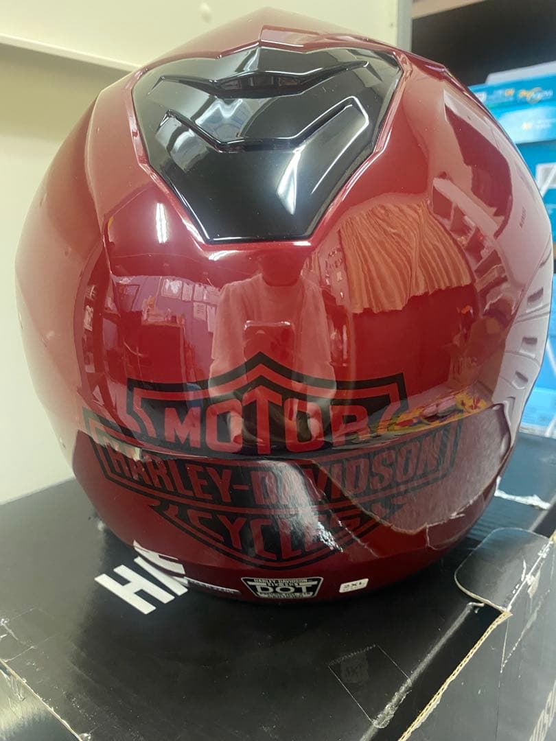 【専用ページ】未使用　日本未発売　ハーレーダビットソン　フルフェイス2XL 赤