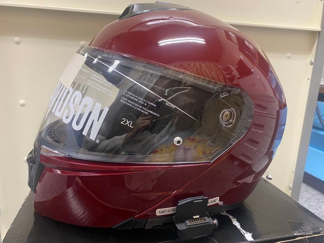【専用ページ】未使用　日本未発売　ハーレーダビットソン　フルフェイス2XL 赤