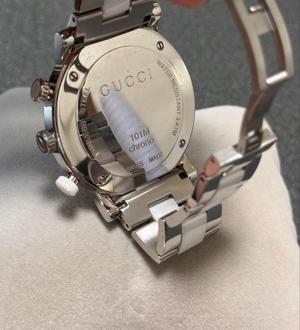 希少 GUCCI グッチ101M Gクロノ 腕時計 セラミック セラミック