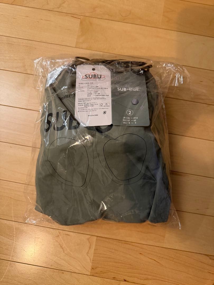 即完売　SUBU SUB-AGE. Monster サイズ2 26.0〜27.5