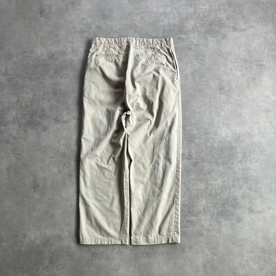90s bananarepublic ワイド チノ パンツ cityboy 古着