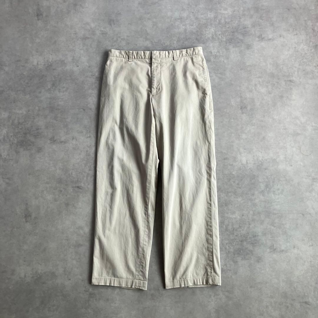 90s bananarepublic ワイド チノ パンツ cityboy 古着