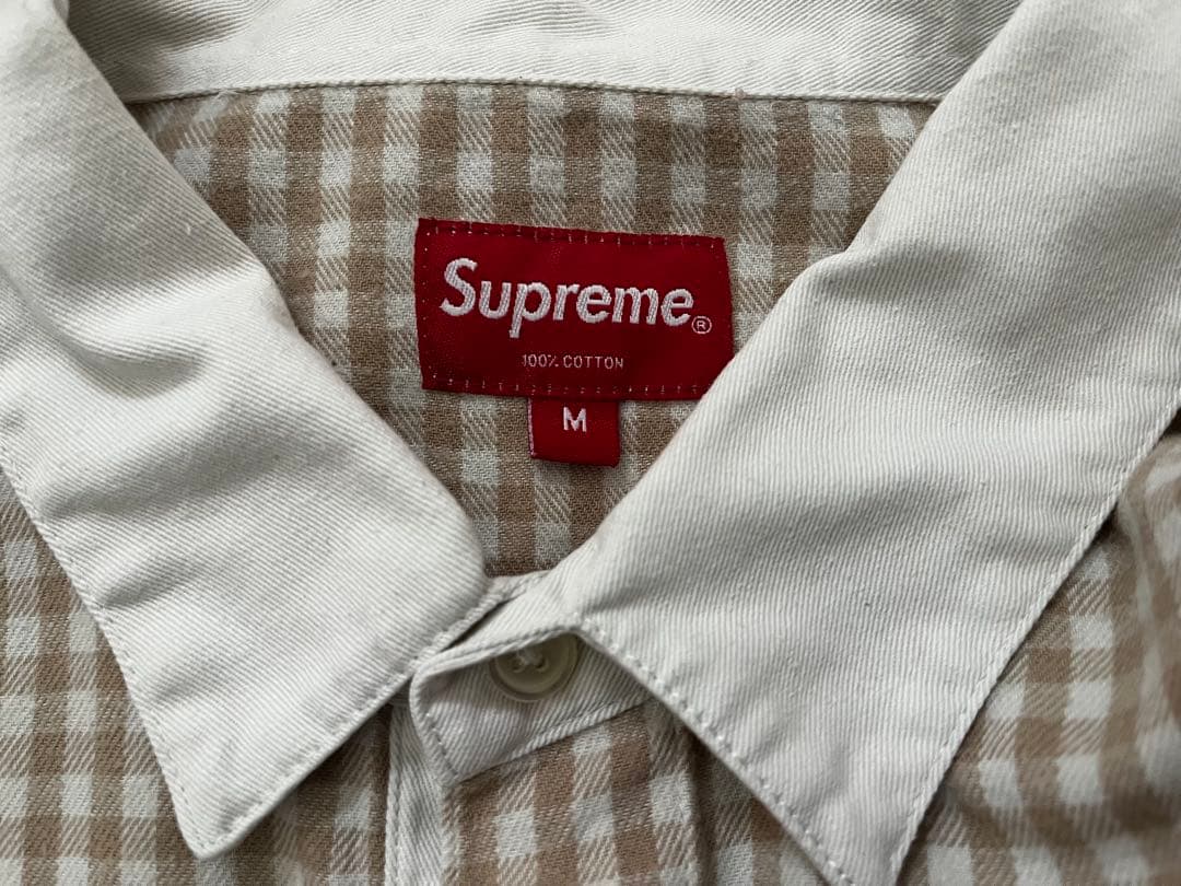 トップス supreme Gingham L/S Polo