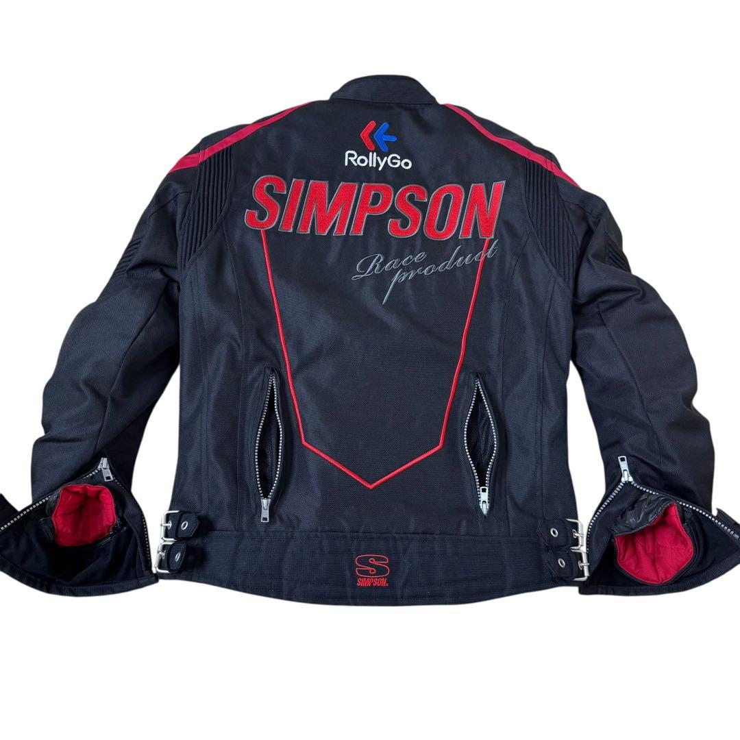 極美品 SIMPSONシンプソン 60周年記念ジャケット プロテクター有 M