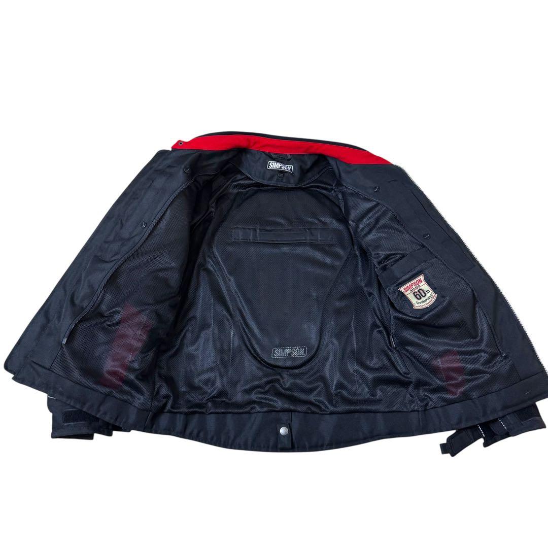 極美品 SIMPSONシンプソン 60周年記念ジャケット プロテクター有 M