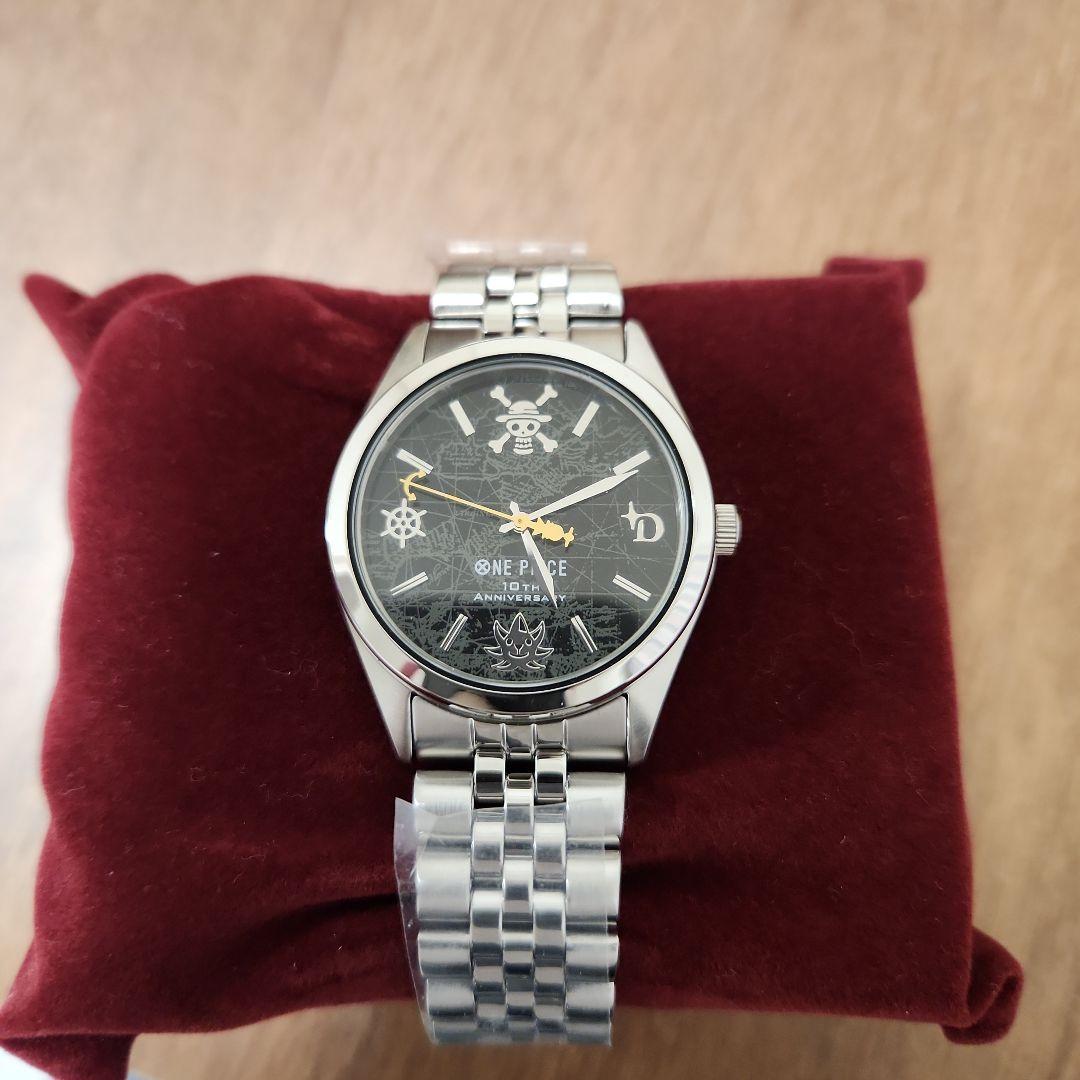 ワンピース10周年記念 地図デザイン 腕時計