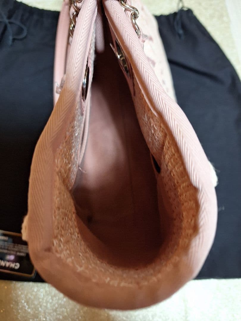 CHANEL ドーヴィルチェーントートバッグ