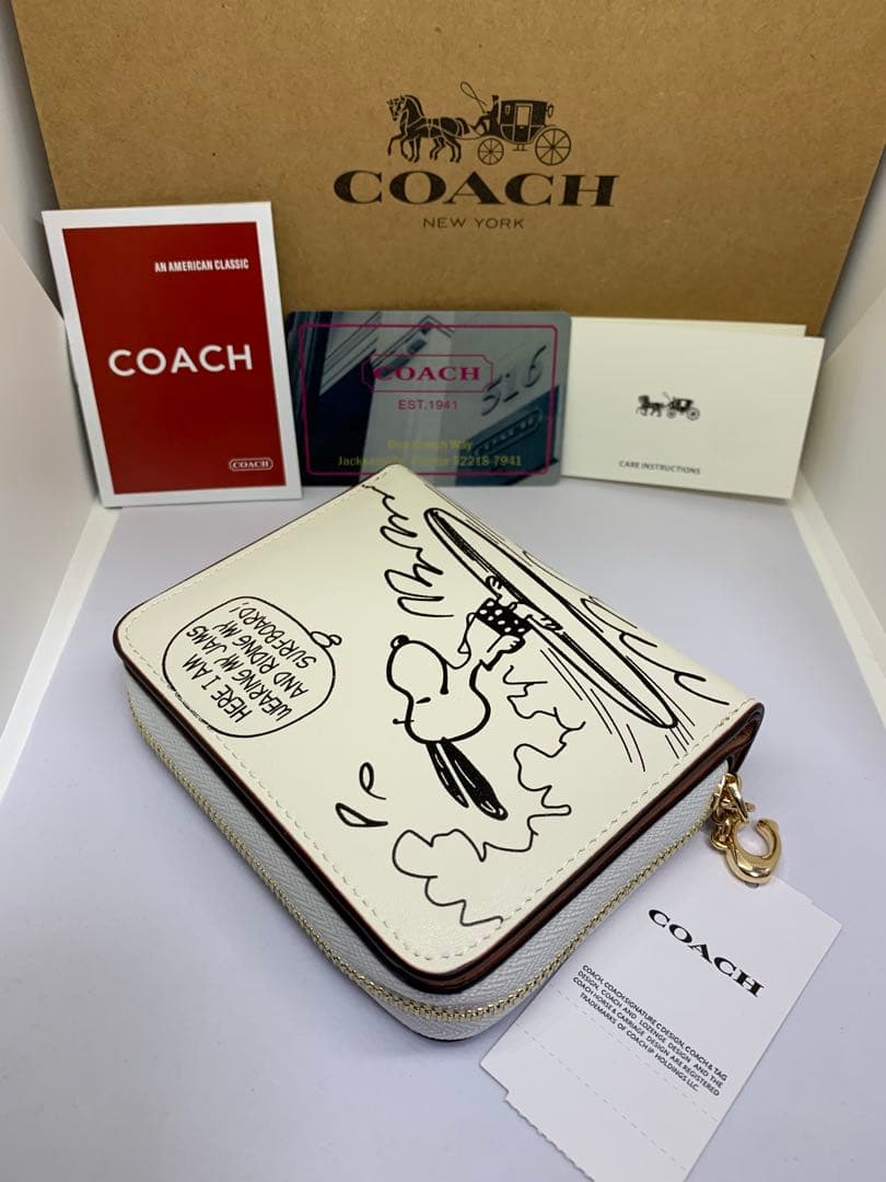 COACH コーチ CCB823 スヌーピーコーチ X ピーナッツコラボ