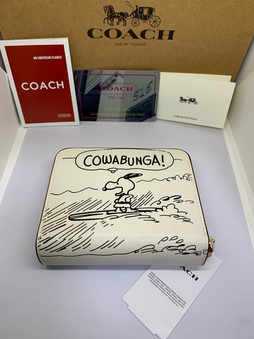 COACH コーチ CCB823 スヌーピーコーチ X ピーナッツコラボ