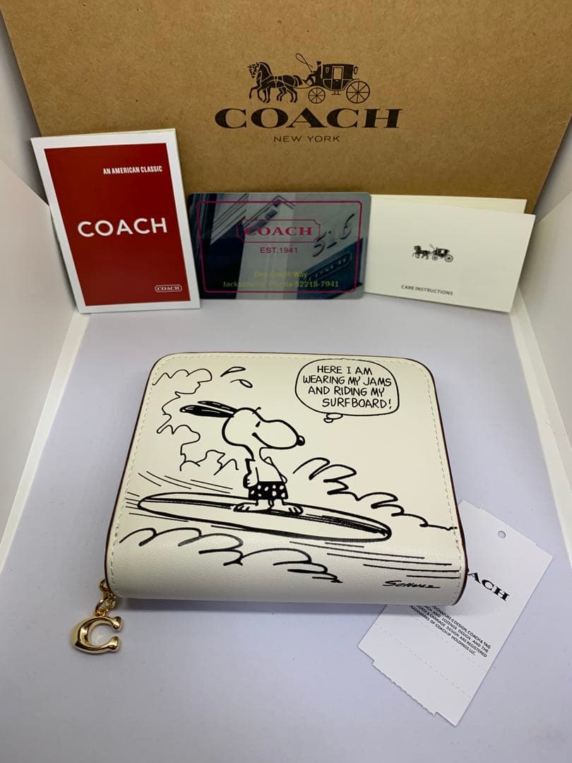 COACH コーチ CCB823 スヌーピーコーチ X ピーナッツコラボ