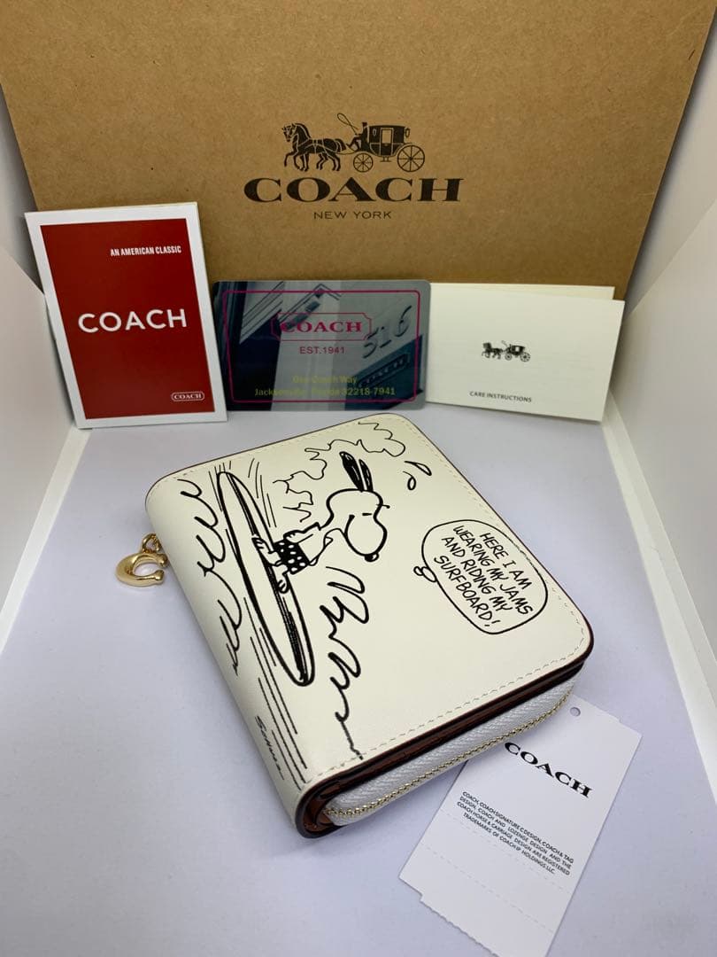 COACH コーチ CCB823 スヌーピーコーチ X ピーナッツコラボ