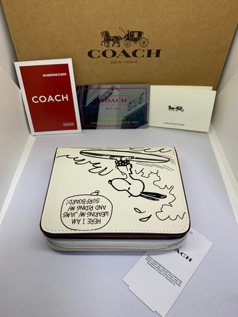 COACH コーチ CCB823 スヌーピーコーチ X ピーナッツコラボ