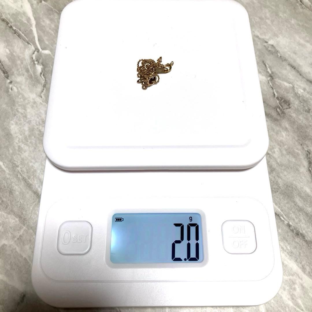 IMPRESSE K10 王冠＆クロスモチーフネックレス ピンクゴールド