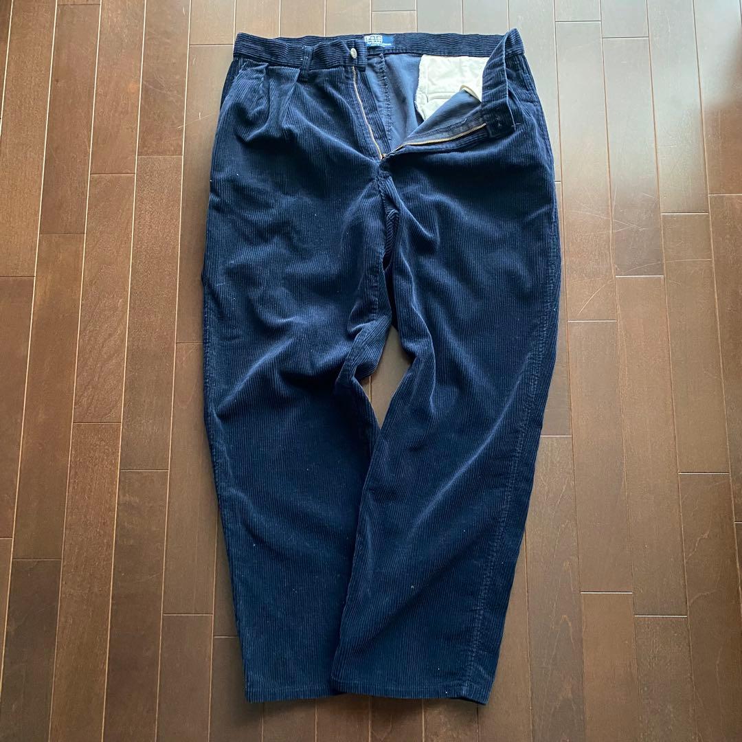80年代 Polo Ralph Lauren 太ウネコーデュロイパンツ