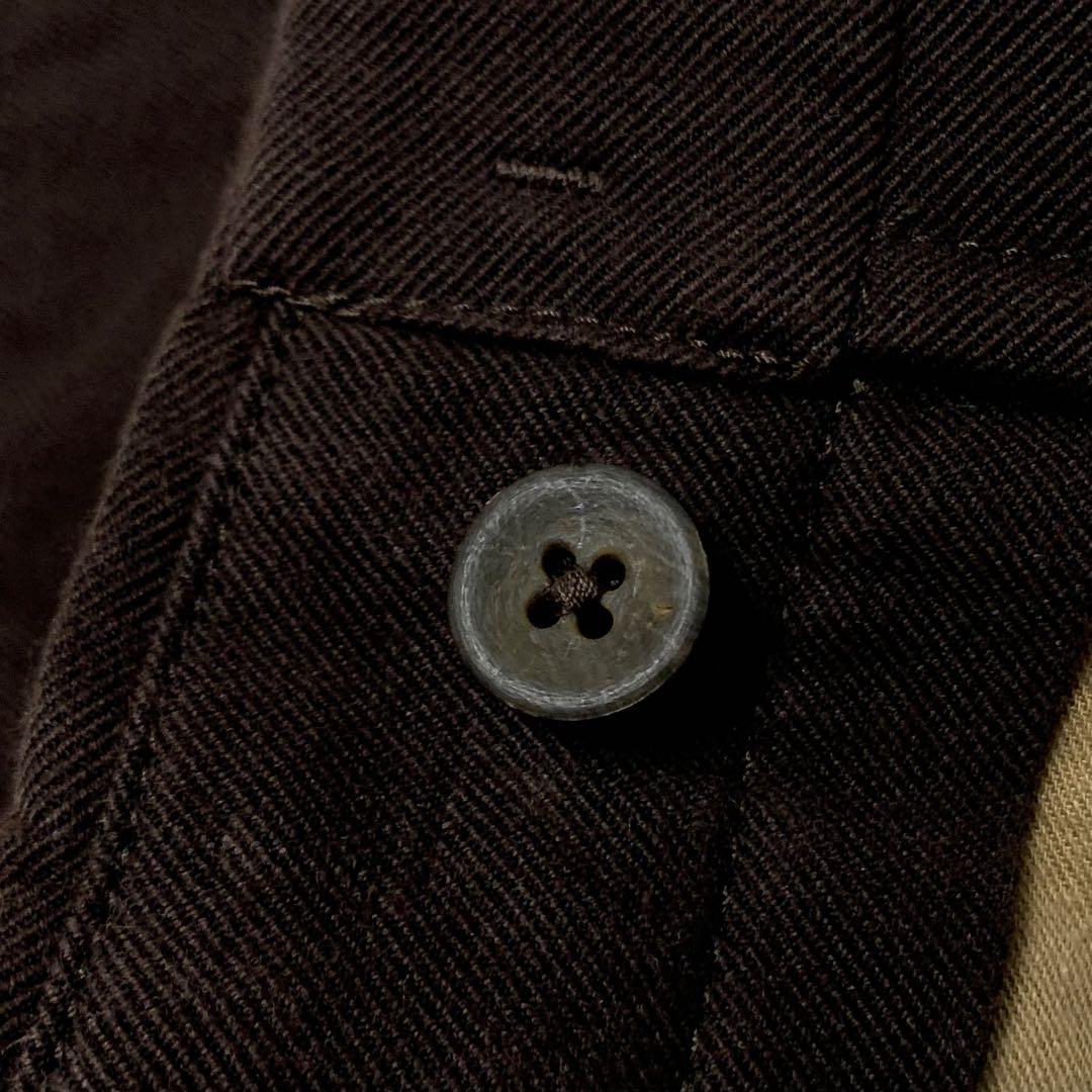 ●美品 incotex 46 ルーマニア製 定価¥40,000程 綿毛 ライン◎