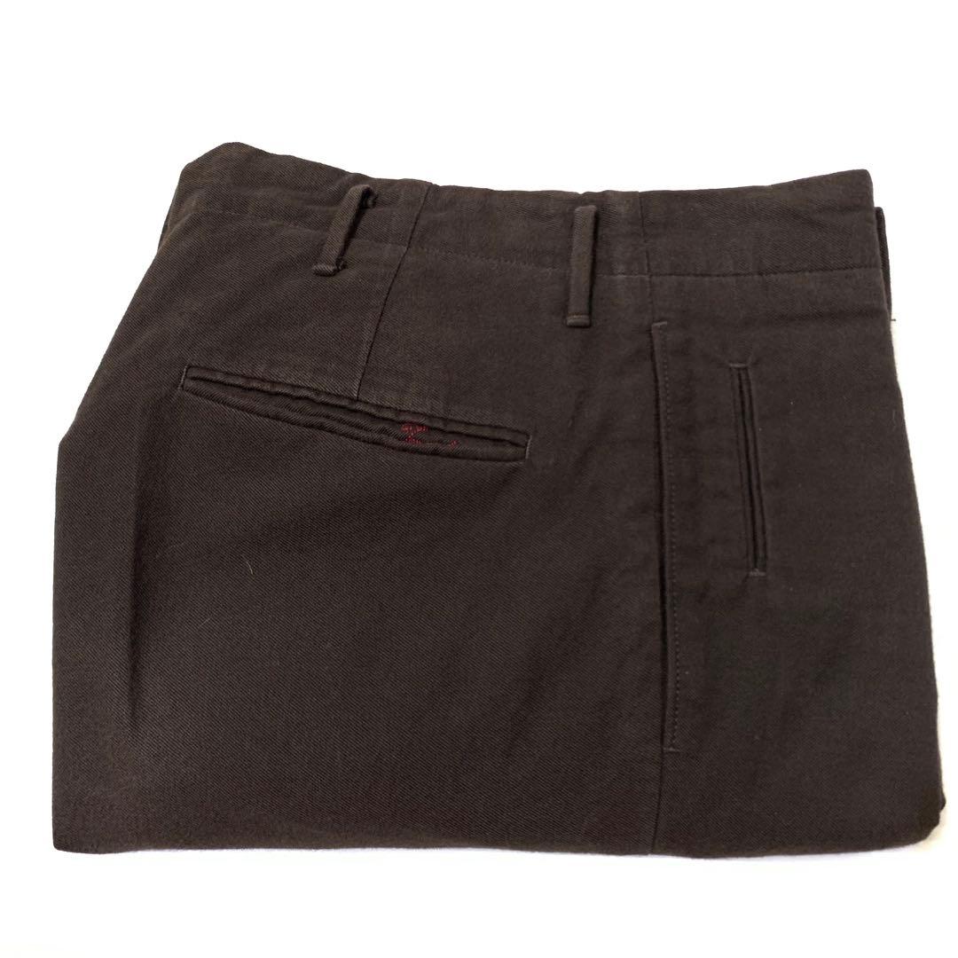 ●美品 incotex 46 ルーマニア製 定価¥40,000程 綿毛 ライン◎