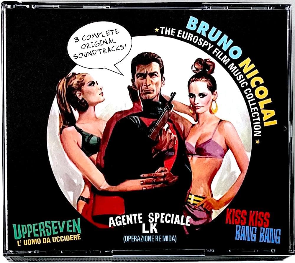 廃盤 500枚限定盤 ブルーノ・ニコライ ユーロ・スパイ映画 サウンドトラック