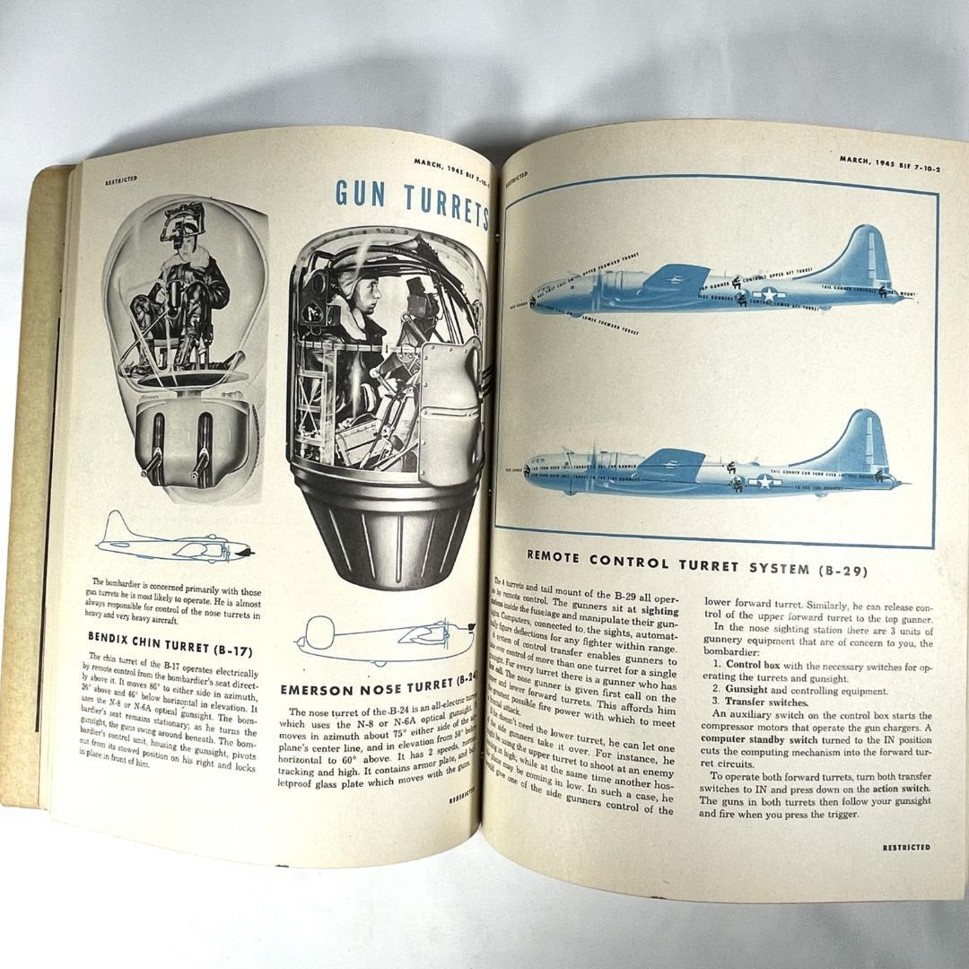 超希少 アメリカ陸軍航空隊 爆撃手情報ファイル US AAF BIF 1945年