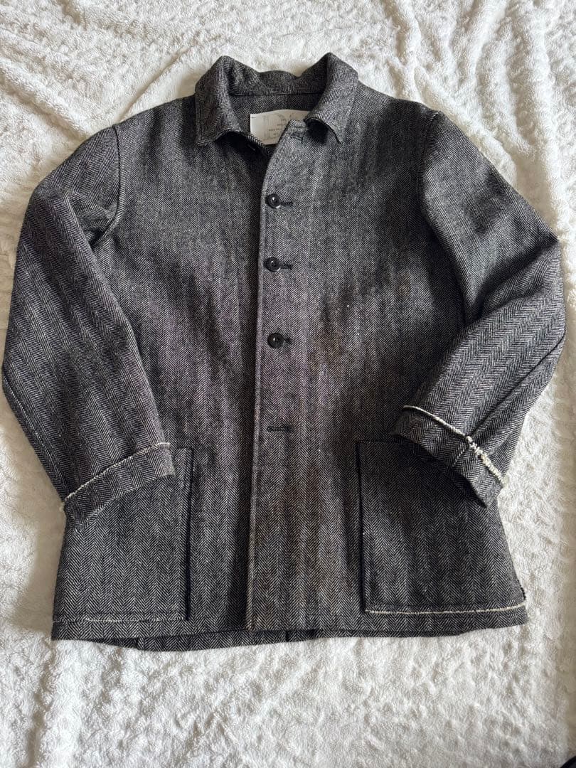 DseconD Linen Work Jacket 訳あり一点物