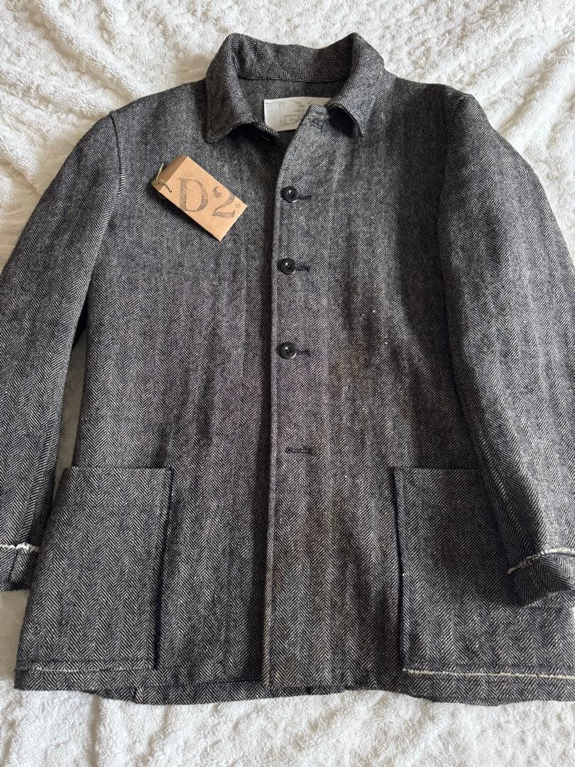 DseconD Linen Work Jacket 訳あり一点物
