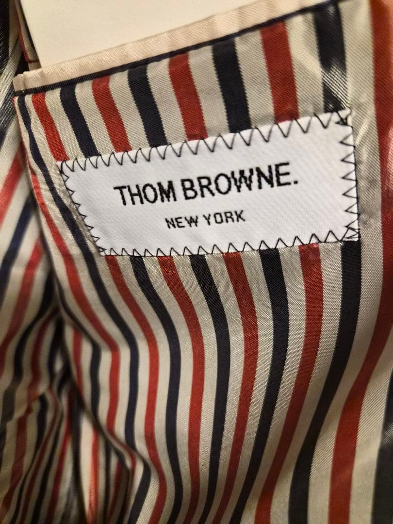 Thom Browne 4BARクラシックスポーツコート ネイビー