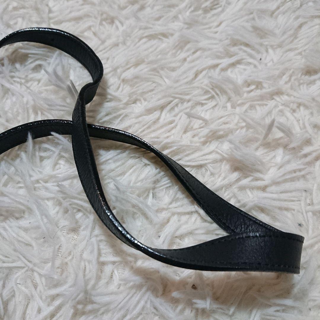 Burberry バーバリー　レザーショルダーバッグ　ブラック　ノバチェック