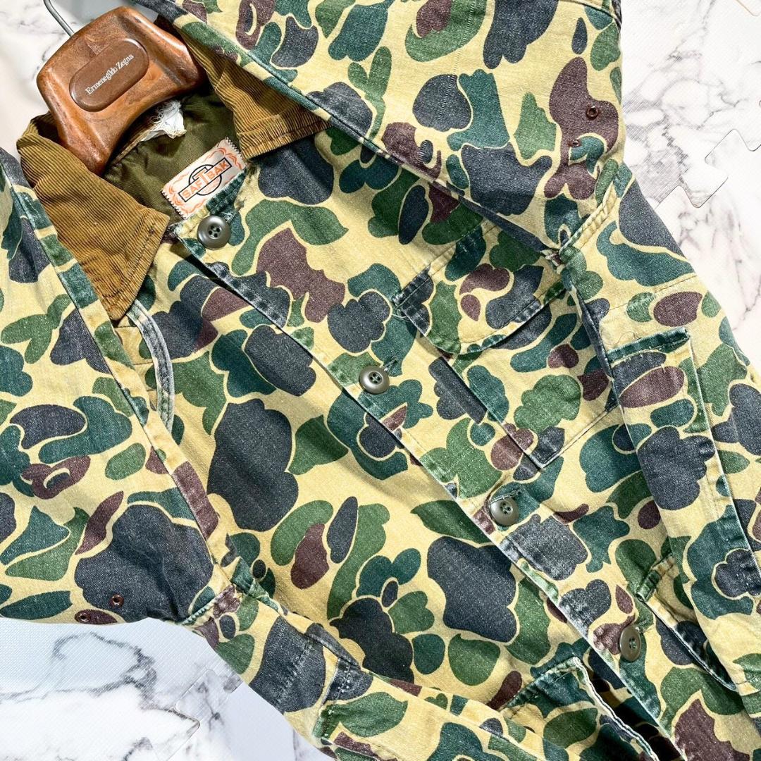 ✨70s80s✨ SAFTBAK ハンティングジャケット ダックハンターカモ柄