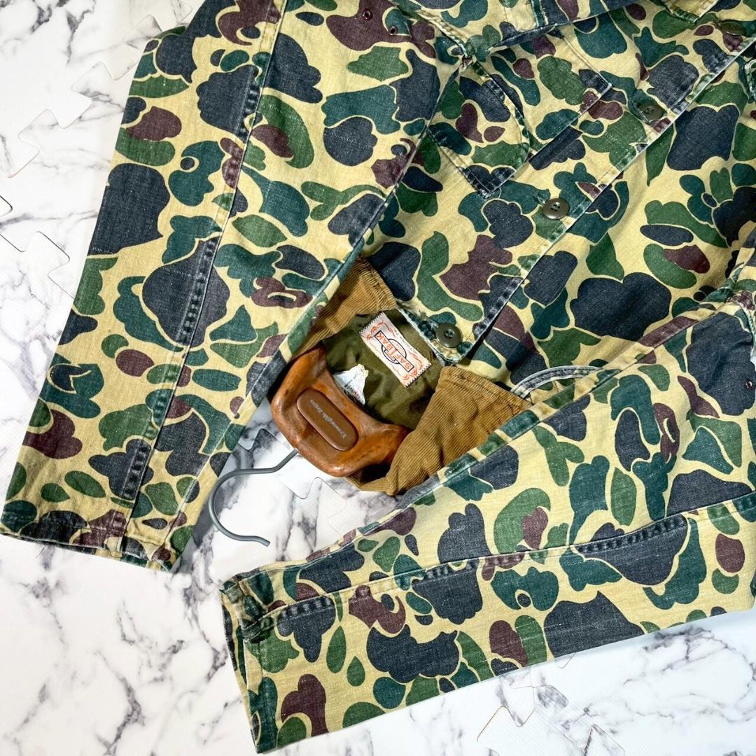 ✨70s80s✨ SAFTBAK ハンティングジャケット ダックハンターカモ柄