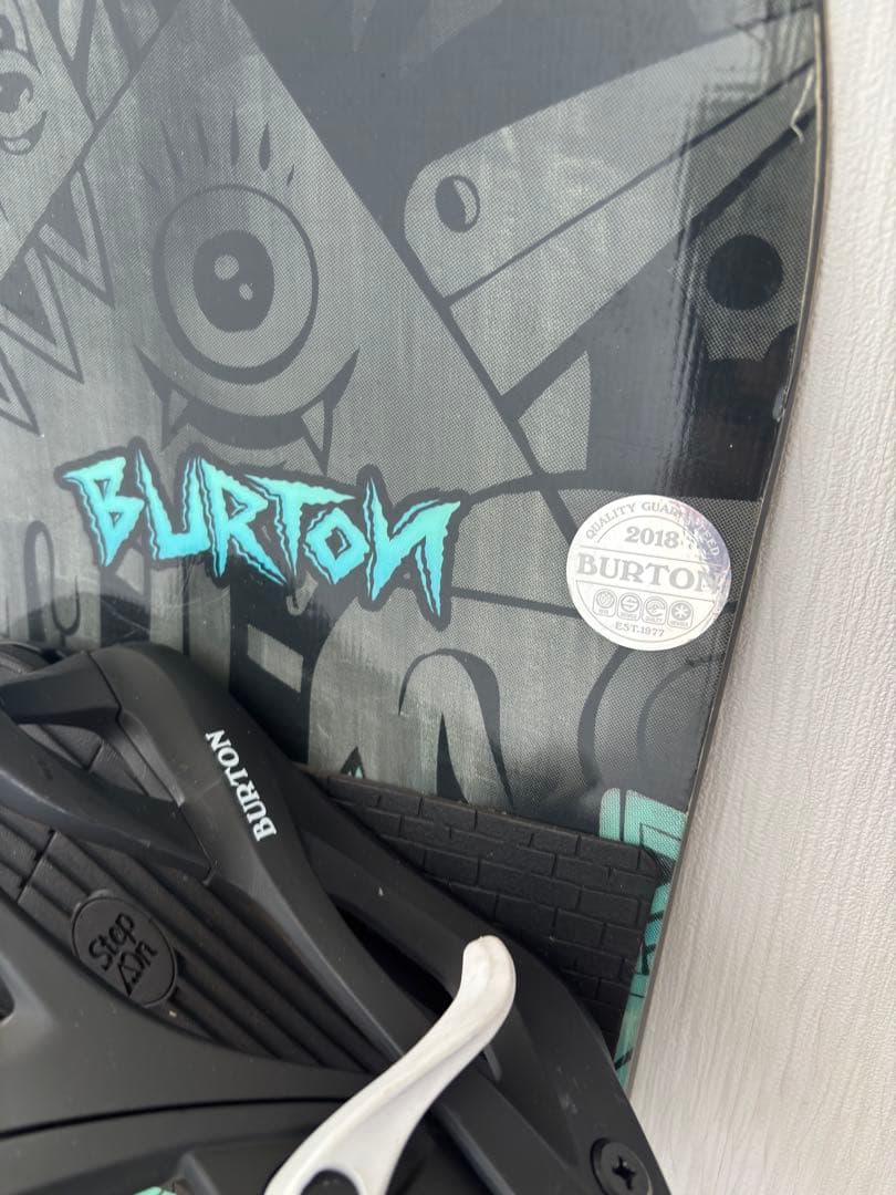 バートンステップオンキッズスノーボード板とブーツ25cmとビンディング3点セット