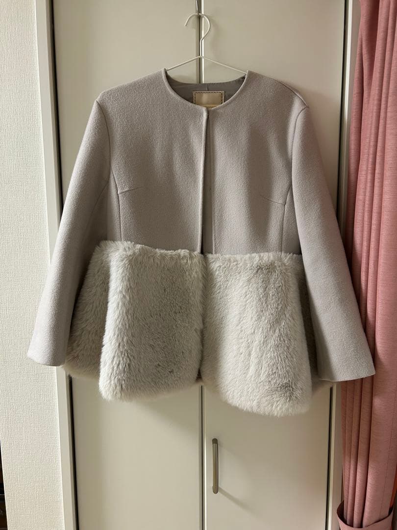 Apuweiser-riche ノーカラージャケット サイズ2