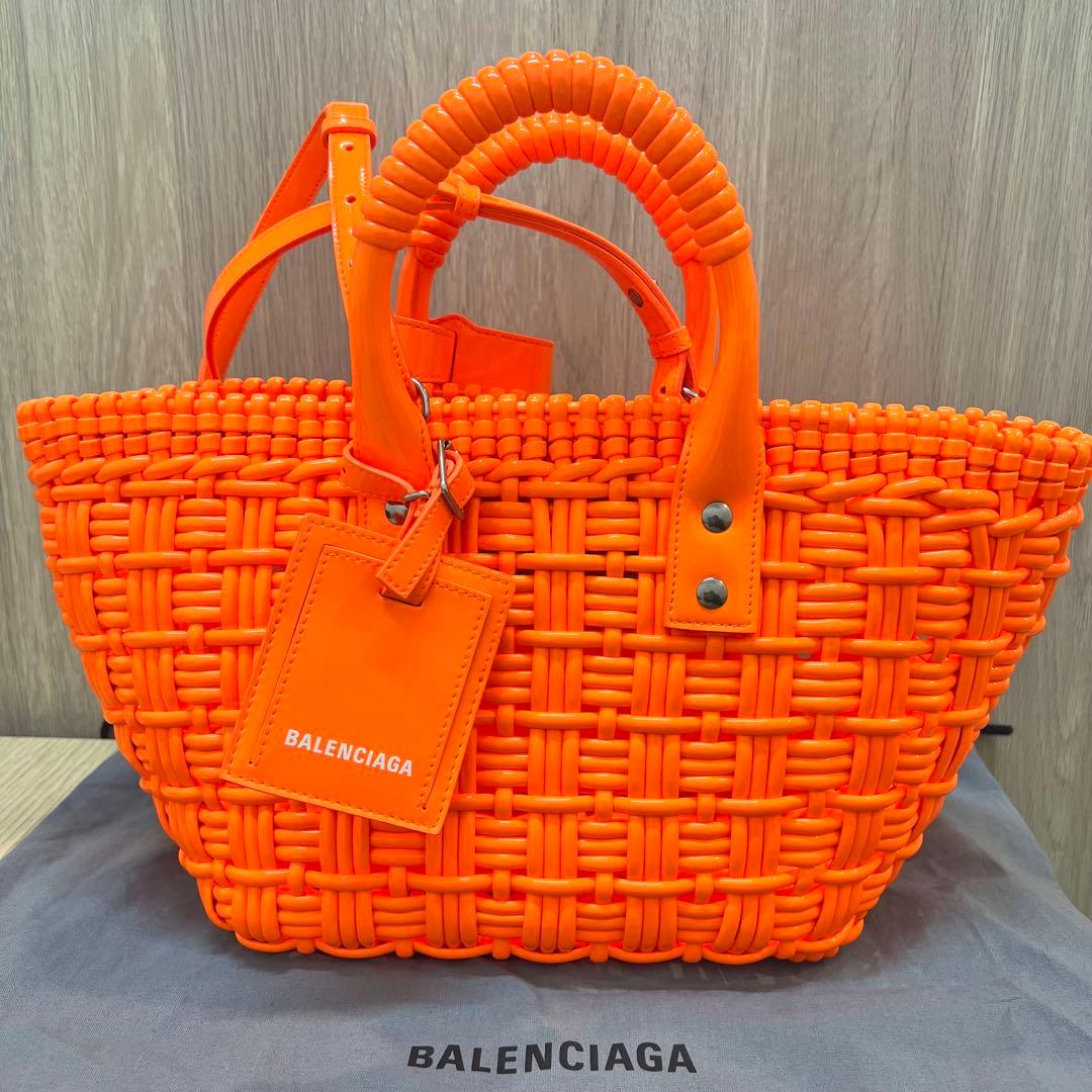 【極美品】BALENCIAGA バレンシアガ ビストロ XS かごバッグ
