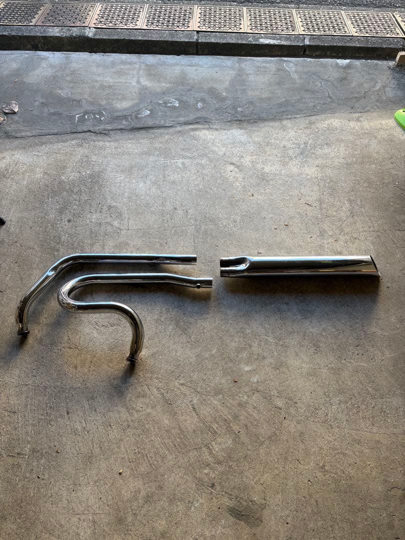 シャドウ400マフラー、ケンティックマフラー MSK