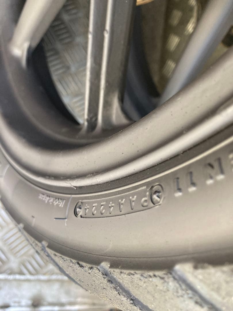 キレイ　NS-1 ホイール セット　エアバルブ新品交換　タイヤもバリ溝