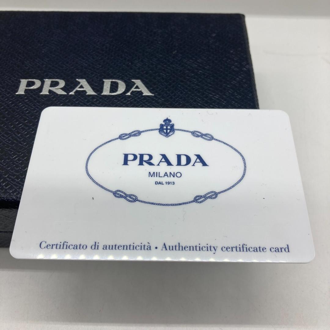 ▼PRADA　プラダ　ケース　財布 1MM268　レザー　保証書　箱