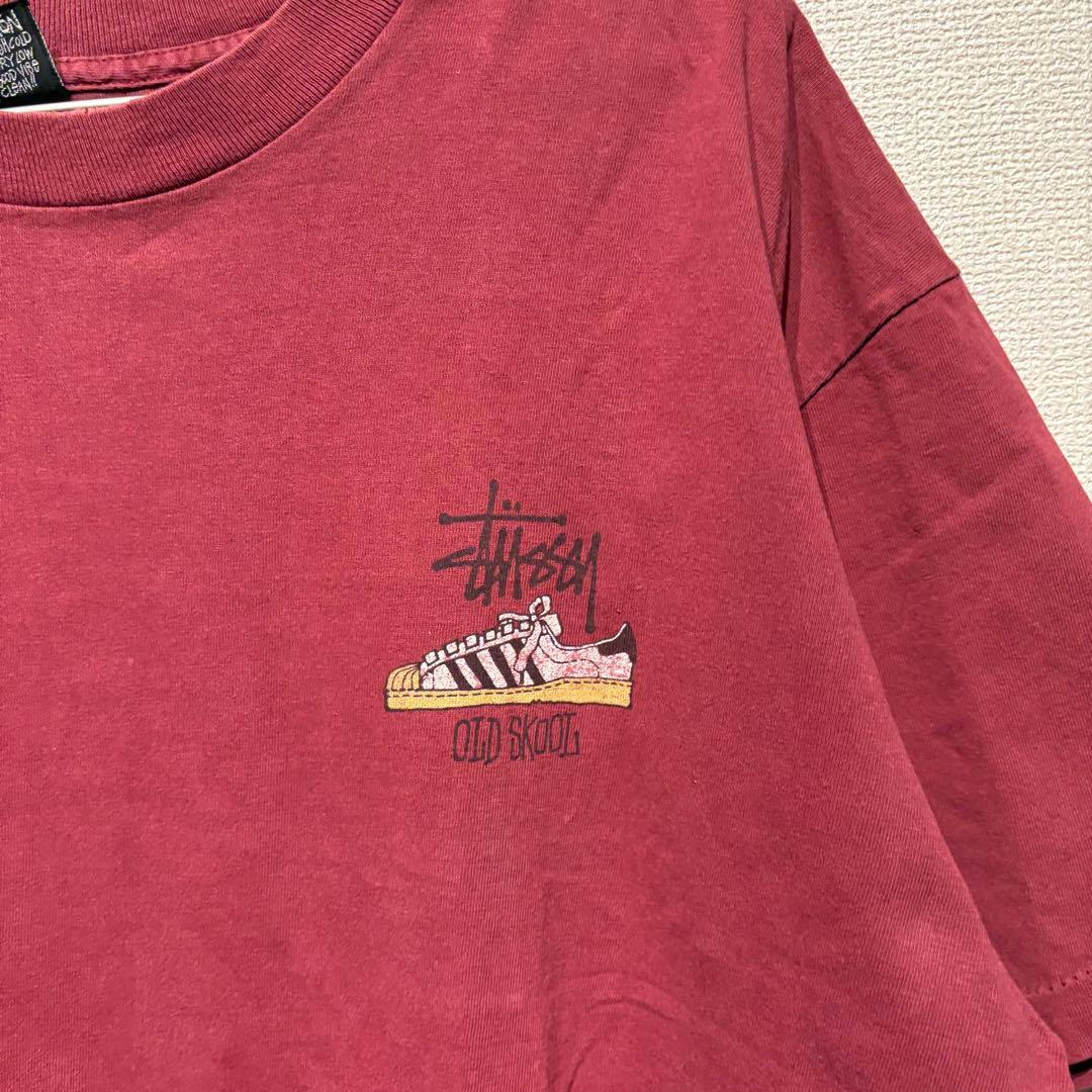 80s old stussy スーパースター　ステューシー　黒タグ　90s