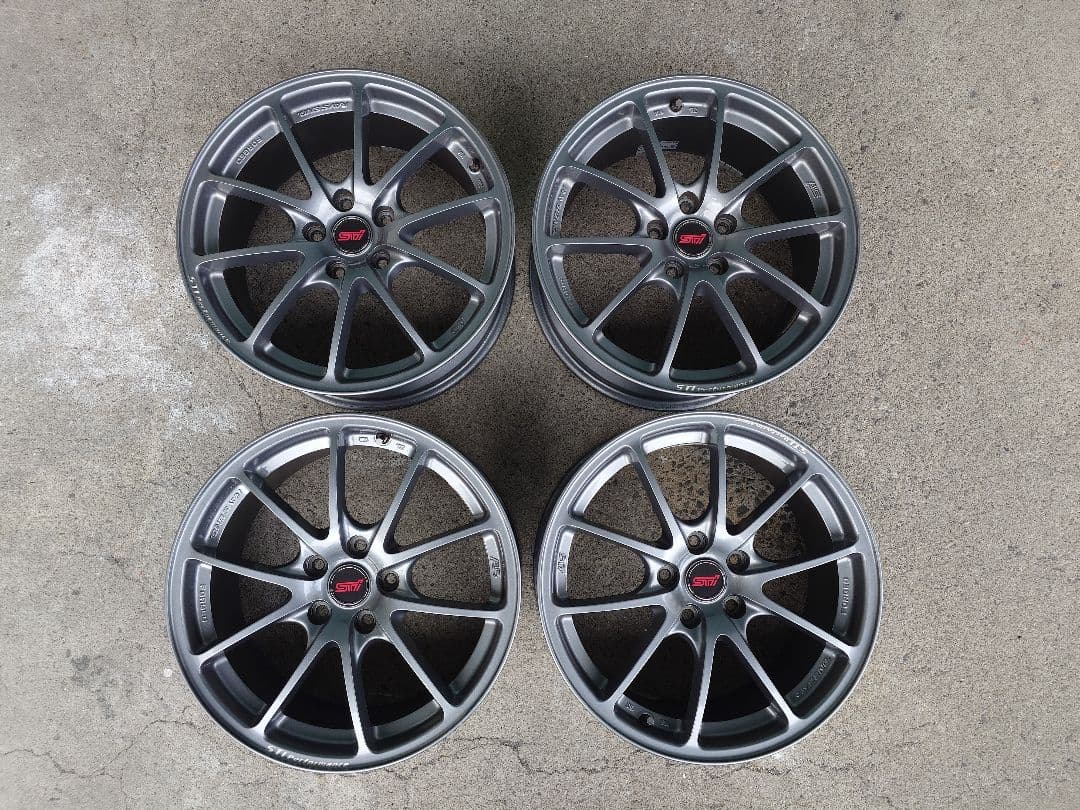 【週末限定値下げ】STI Performanceホイール 18インチ ガンメタ