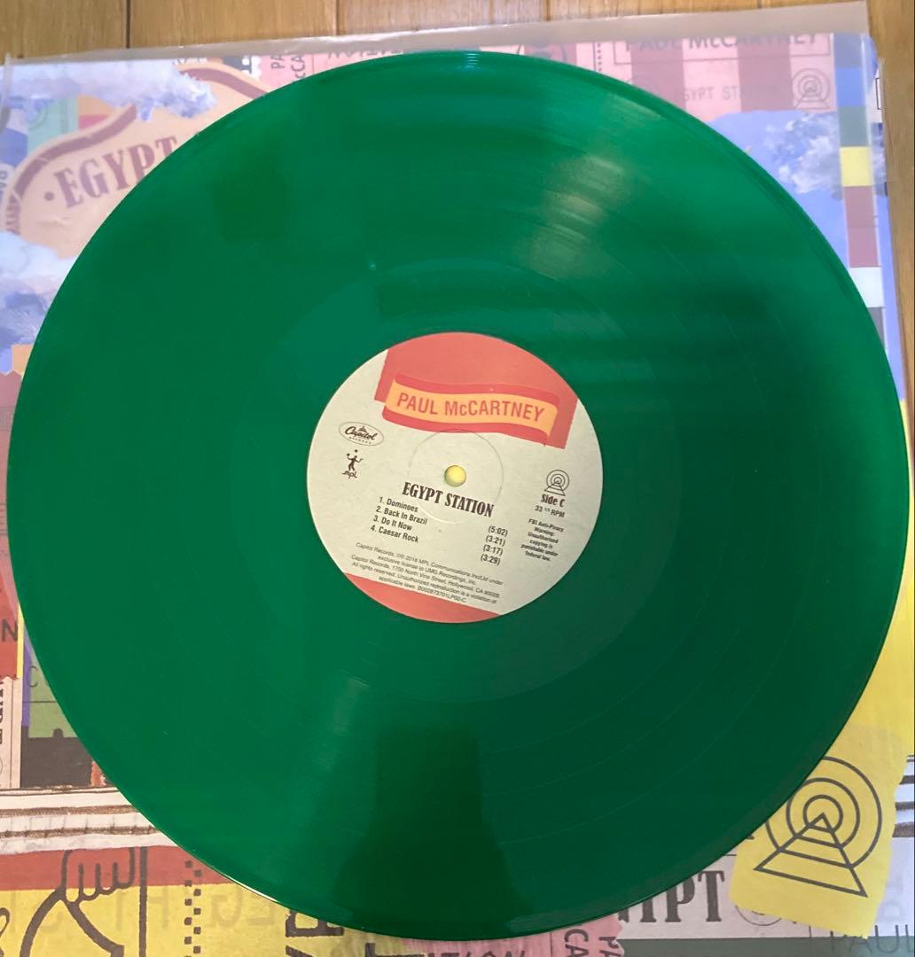 稀少グリーンEgypt StationポールマッカートニーBeatlesレコード