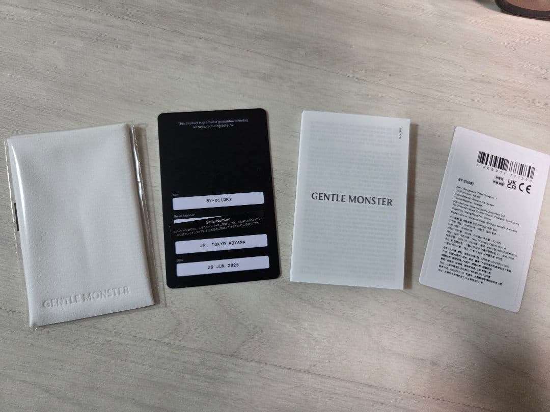 NIKA出品 【未使用】GENTLE MONSTER BY (OR)