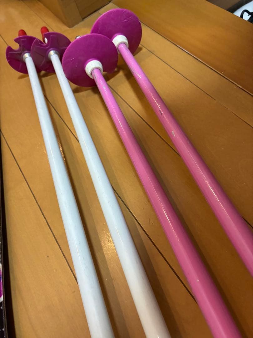 超美品スキーセット板137cm靴23.5か24cm 130〜152cmくらいの方