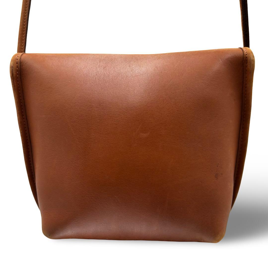 【ヴィンテージ】オールドコーチ　ショルダーバッグ　レザー　ターンロック　ブラウン