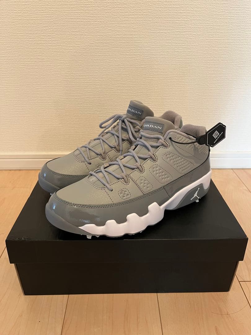 Air Jordan 9 グレー スニーカー　ゴルフシューズ