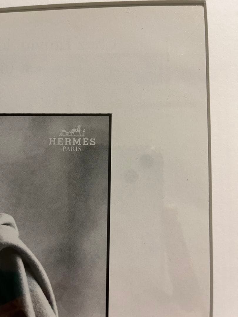エルメス（HERMES）ビンテージ（ヴィンテージ）アドバタイジングポスター額付