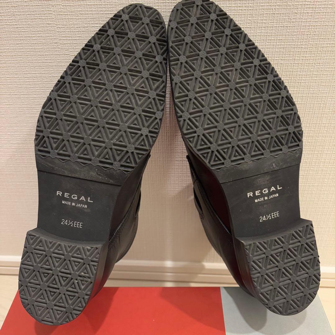 リーガル防水 防滑 チャッカブーツ ブラック 黒 49RR モンクストラップ