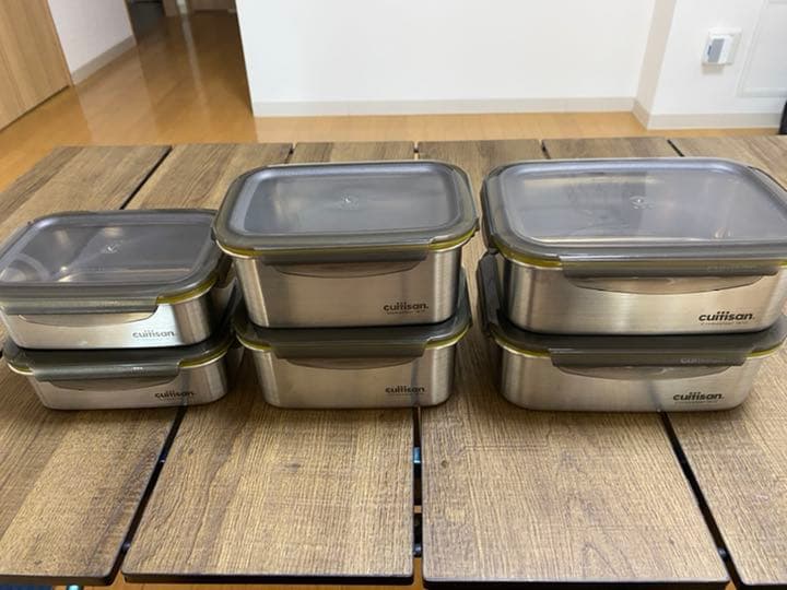 Cuitisan ステンレス 調理容器　6点セット