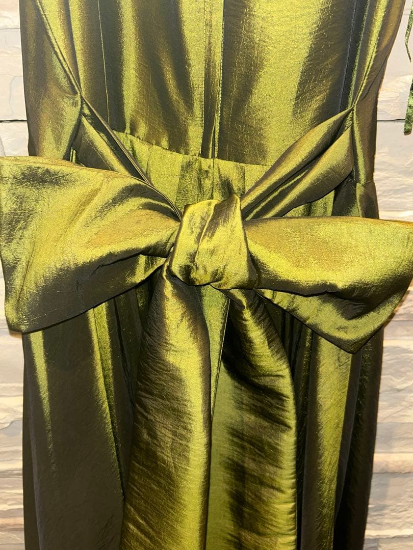 ゆめりすと ドレス 160 オリーブグリーン