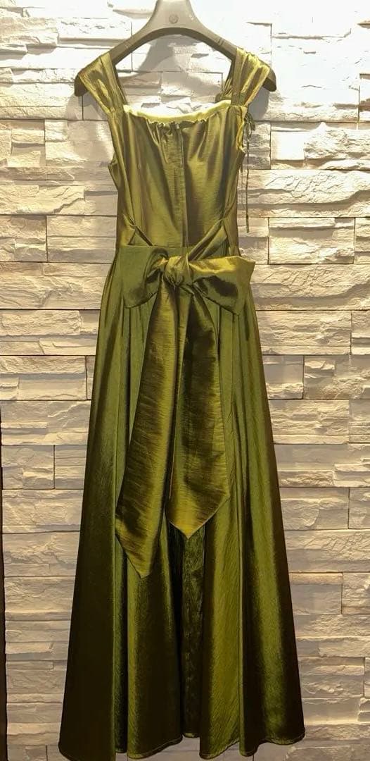 ゆめりすと ドレス 160 オリーブグリーン