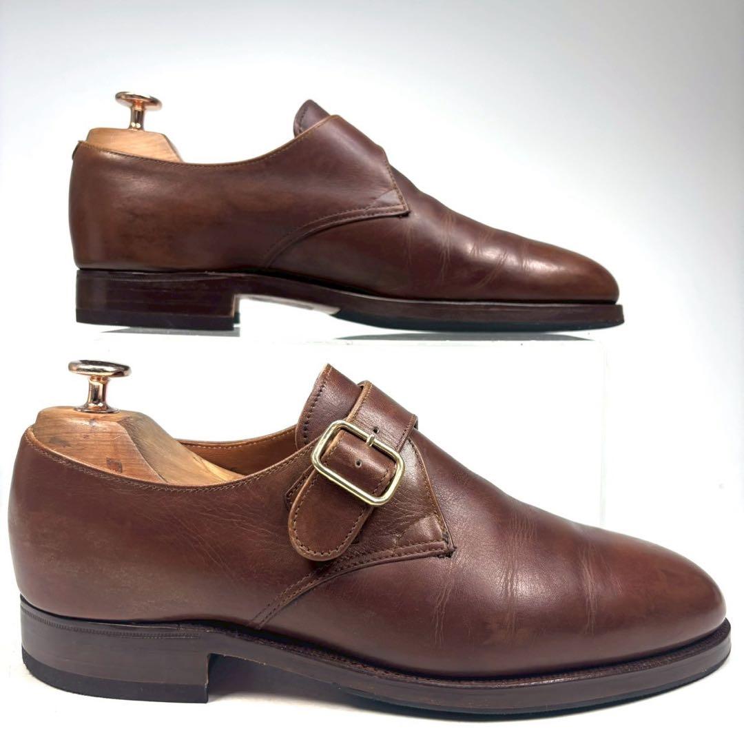 クロケット&ジョーンズ　別注　ロイドフットウェア　革靴　シングルモンク