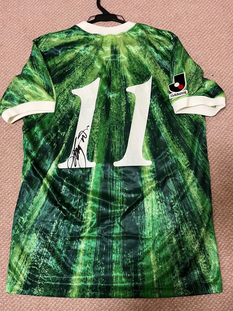 直筆サイン入‼️’93ヴェルディ川崎ユニホーム 三浦知良　キングカズ